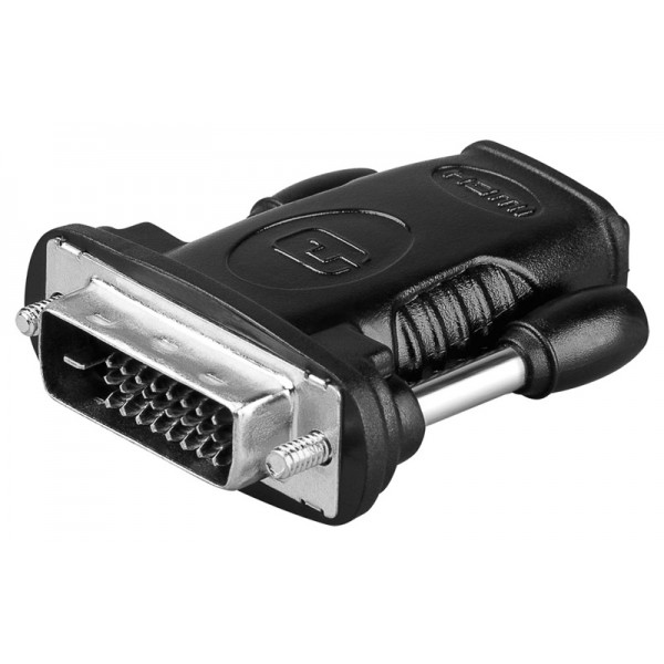 GOOBAY αντάπτορας HDMI σε DVI-D Dual-Link 24+1 pin 68482, μαύρο - Εικόνα