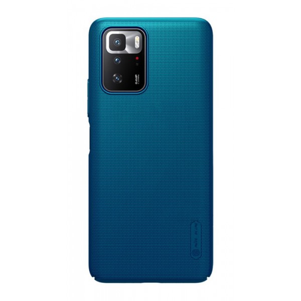 NILLKIN θήκη Super Frosted Shield για Xiaomi Redmi Note 10 Pro 5G, μπλε