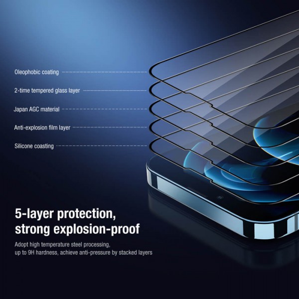 NILLKIN tempered glass & camera protective film για iPhone 13 Pro Max - NILLKIN