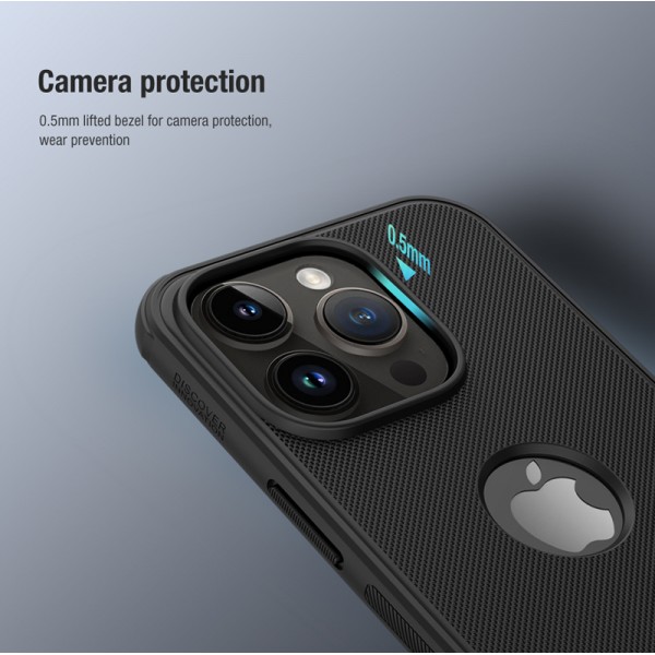 NILLKIN θήκη Super Frosted Shield Pro για iPhone 14 Pro Max, μαύρο - NILLKIN