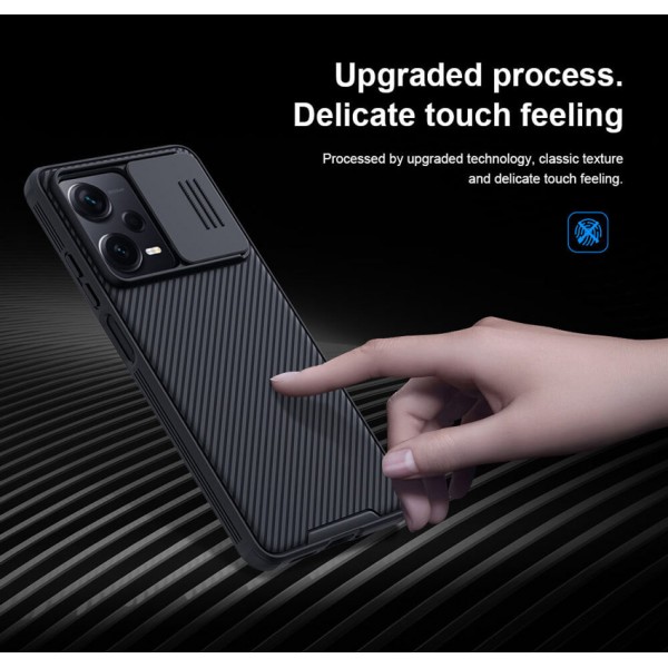 NILLKIN θήκη CamShield Pro για Xiaomi Redmi Note 12 Pro 5G, μαύρη - NILLKIN