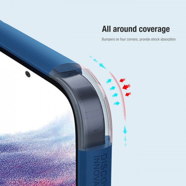 NILLKIN θήκη Super Frosted Shield Pro για Samsung Galaxy A54 5G, μπλε - Mobile