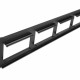 DELOCK patch panel Easy 45 81378, 19", 2U, 90.5x45.2mm x4, μαύρο
