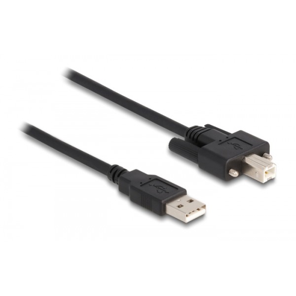 DELOCK καλώδιο USB σε USB Type B 87215, 3m, μαύρο - USB