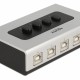 DELOCK switch 4x USB Type B σε 1x USB 87763, bidirectional, ασημί