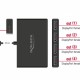 DELOCK splitter DisplayPort 1.4 σε 4x DisplayPort 87794, Dual Mode, 4K