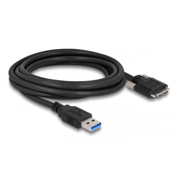 DELOCK καλώδιο USB 3.0 σε USB micro B 87801, 3m, μαύρο