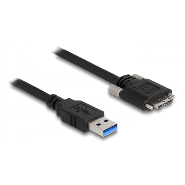 DELOCK καλώδιο USB 3.0 σε USB micro B 87801, 3m, μαύρο