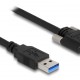 DELOCK καλώδιο USB 3.0 σε USB micro B 87801, 3m, μαύρο