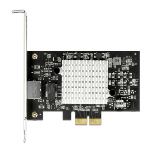 DELOCK κάρτα επέκτασης PCIe x2 σε RJ45 89528, 10 Gbps, low profile