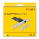 DELOCK κάρτα επέκτασης PCIe σε RJ45 89598, 2.5 Gbps, low profile