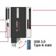 DELOCK USB 3.2 card reader 91758 για CF/SD/Micro SD/MS/M2/xD, μαύρο