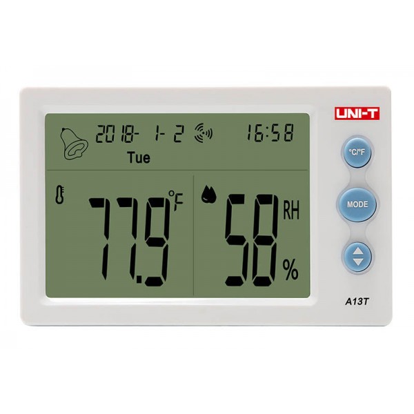 UNI-T θερμόμετρο & υγρασιόμετρο A13T, λειτουργία ρολόι & ξυπνητήρι - Οικιακές Συσκευές
