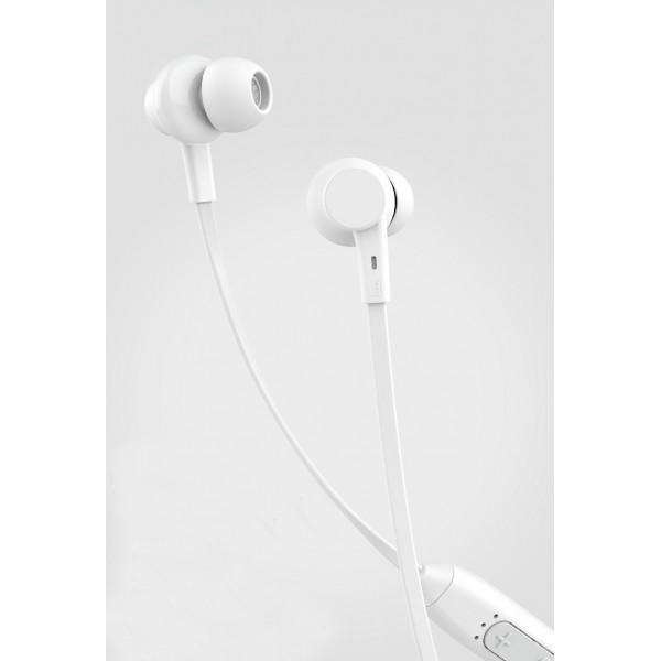 CELEBRAT bluetooth earphones A20 με μαγνήτη, 10mm, BT 5.0, λευκά - Ακουστικά - Bluetooth