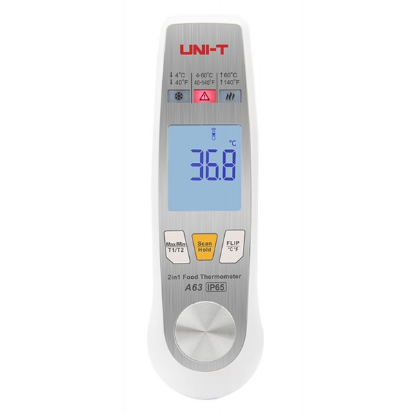 UNI-T ψηφιακό θερμόμετρο τροφίμων A63, -40~250 °C, IP65 - UNI-T