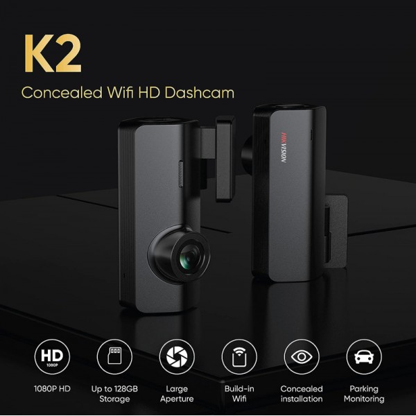 HIKVISION dash κάμερα αυτοκινήτου K2, Wi-Fi, 1080p - Σπίτι & Gadgets