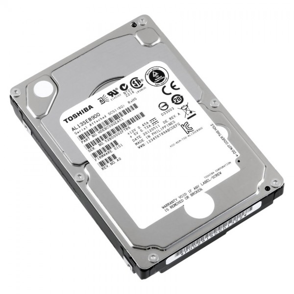TOSHIBA used SAS HDD AL13SEB900, 900GB, 10K RPM, 2.5" - Used Server HDD