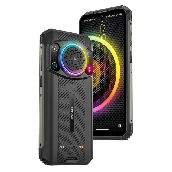 ULEFONE smartphone Armor 21, 6.58", ηχείο 3.5W, 8/256GB, 9600mAh, μαύρο - Mobile