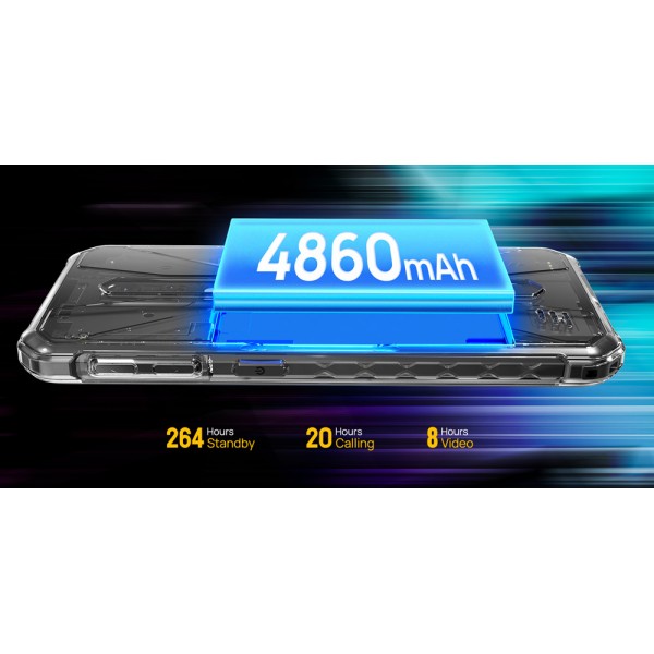 ULEFONE smartphone Armor X12 Pro, 5.45", 4GB, 64GB, 4860mAh, μαύρο - ULEFONE