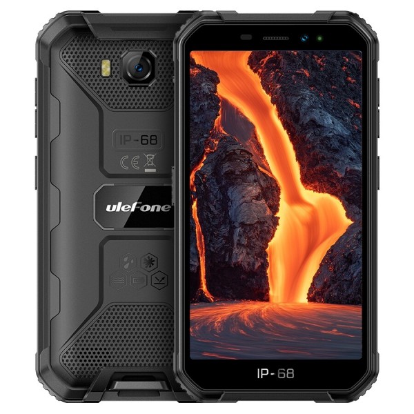 ULEFONE smartphone Armor X6 Pro, 5", 4/32GB, IP68/IP69K, 4000mAh, μαύρο - 