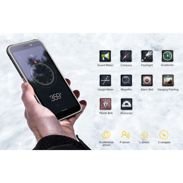 ULEFONE Smartphone Armor X8, IP68/IP69K, 5.7", 4/64GB, 5080mAh, μαύρο