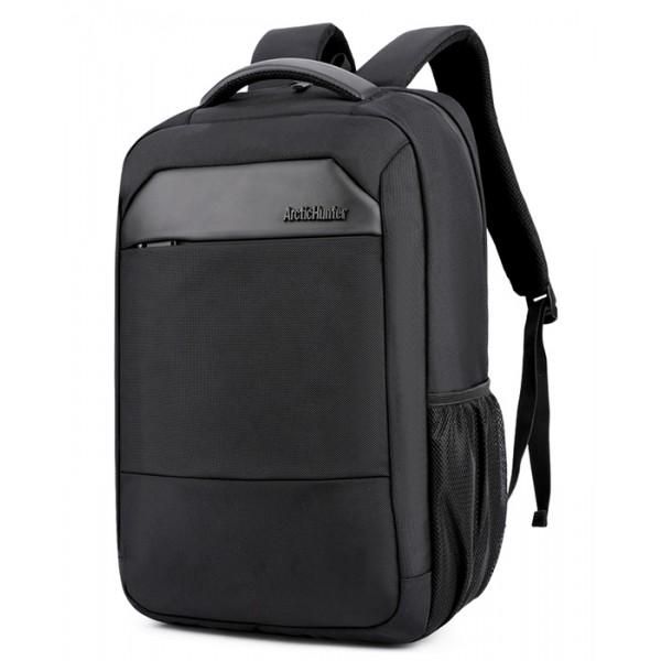 ARCTIC HUNTER τσάντα πλάτης B00111C με θήκη laptop 15.6", 23L, μαύρη - ARCTIC HUNTER