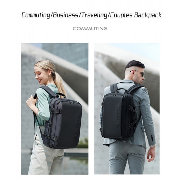 ARCTIC HUNTER τσάντα πλάτης B00540 με θήκη laptop 15.6", 18L, μαύρη - Τσάντες - Πορτοφόλια