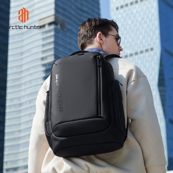 ARCTIC HUNTER τσάντα πλάτης B00554 με θήκη laptop 15.6", 20L, USB, μαύρη - Σπίτι & Gadgets
