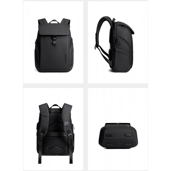 ARCTIC HUNTER τσάντα πλάτης B00558 με θήκη laptop 15.6", 24L, USB, μαύρη