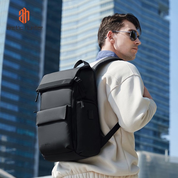 ARCTIC HUNTER τσάντα πλάτης B00562 με θήκη laptop 15.6", 20L, USB, μαύρη - Σπίτι & Gadgets