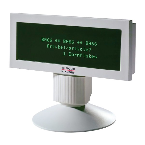 WINCOR NIXDORF POS customer display BA66-1, USB, γκρι - POS-Barcode Scanners