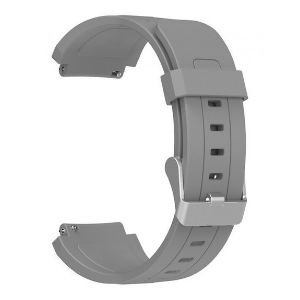 Λουράκι σιλικόνης BAND-011-GR, 20mm, γκρι - Ανταλλακτικά Smartwatch