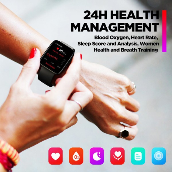 ZEBLAZE smartwatch Beyond 2, 1.78" AMOLED, GPS, heart rate, 5 ATM, μαύρο - Σύγκριση Προϊόντων