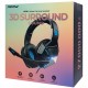 MPOW gaming headset BMBH414ADSD LED, multiplatform, 3.5mm, μαύρο-μπλε