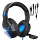 MPOW gaming headset BMBH414ADSD LED, multiplatform, 3.5mm, μαύρο-μπλε
