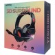 MPOW gaming headset BMBH414ARSD LED, multiplatform, 3.5mm, μαύρο-κόκκινο