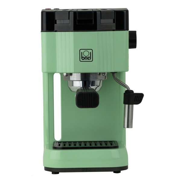 BRIEL μηχανή espresso B15, 20 bar, πράσινη - BRIEL