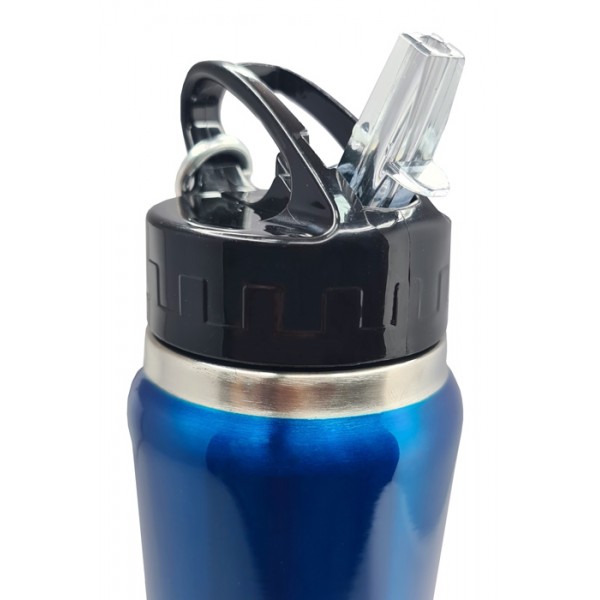 BRUNO θερμός BRN-0070, με καλαμάκι & γάντζο, anti-slip, 750ml, μπλε - Σύγκριση Προϊόντων