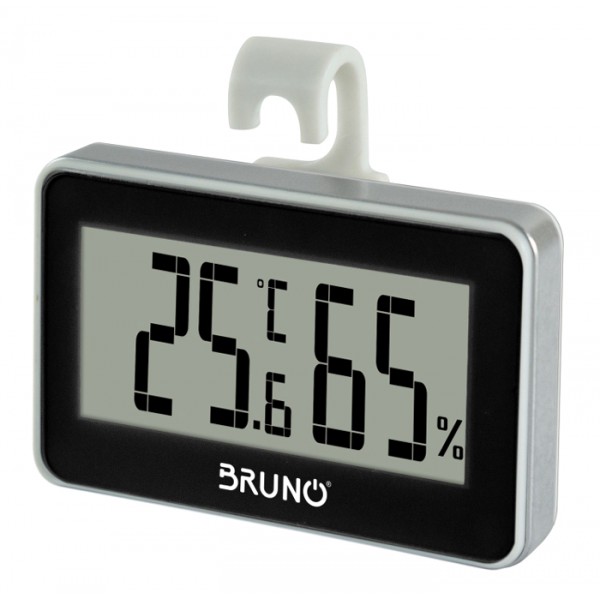 BRUNO ψηφιακό θερμόμετρο & υγρασιόμετρο BRN-0081, °C & °F, λευκό - BRUNO