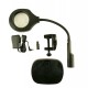 BEST Μεγεθυντικός Φακός BST-9145T, με λάμπα LED, ρυθμιζόμενος, Μαύρος