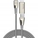 BASEUS καλώδιο Type-C σε Type-C & DC CA1T2-B0G, 100W, 5A, 2m, γκρι