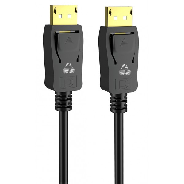 POWERTECH καλώδιο DisplayPort 1.2 CAB-DP046 copper, 4K/60Hz, 1.5m, μαύρο - Εικόνα