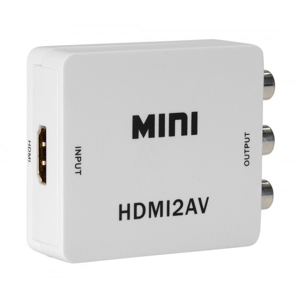 POWERTECH HD Video Converter CAB-H082 από HDMI σε 3x RCA, Full HD - Εικόνα