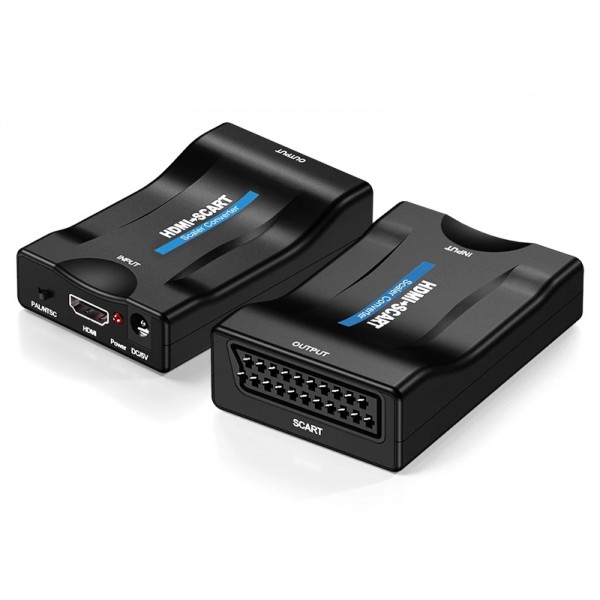 Αντάπτορας HDMI σε SCART CAB-H152, 10.2Gbps, NTSC & PAL, μαύρος - Εικόνα