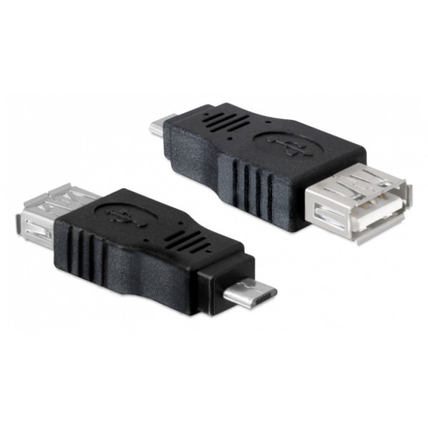 POWERTECH αντάπτορας USB 2.0 σε Micro B CAB-U029, μαύρος - Powertech