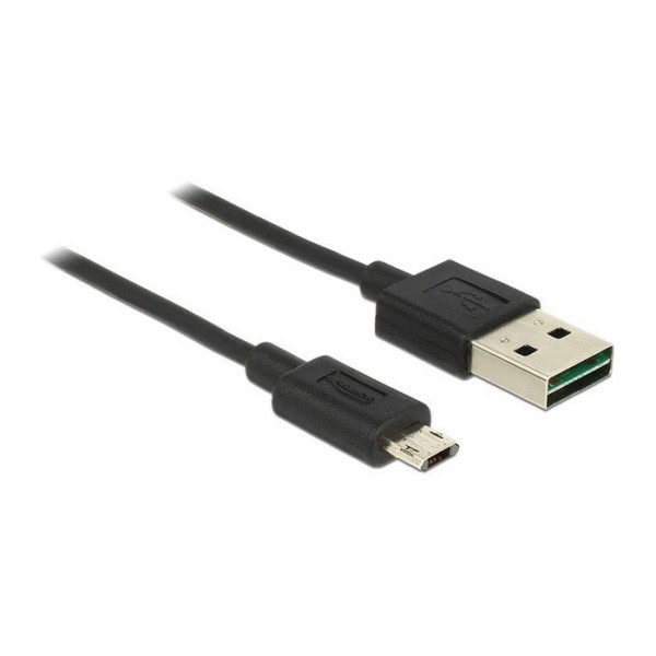 POWERTECH καλώδιο USB σε USB Micro CAB-U063, Easy USB, 3m, μαύρο - USB