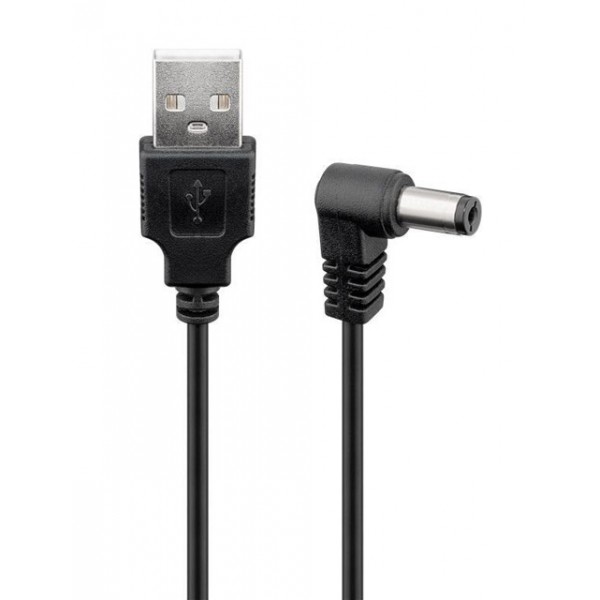 POWERTECH Καλώδιο USB 2.0(M) σε DC 5.5x2.1mm (F) CAB-U120, copper, 1.5m - USB