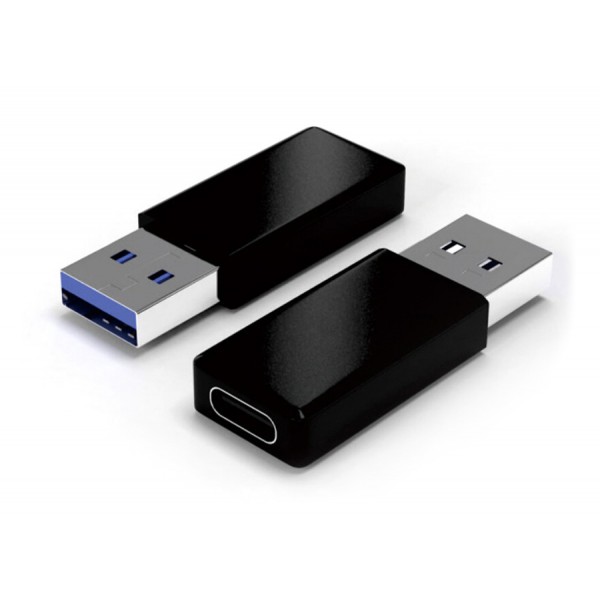 POWERTECH αντάπτορας USB 3.0 σε USB-C θηλυκό CAB-UC023, μαύρος - Powertech