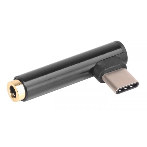 POWERTECH αντάπτορας USB-C σε 3.5mm θηλυκό CAB-UC028, μαύρος - Powertech