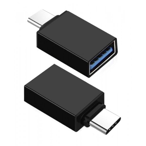 POWERTECH αντάπτορας USB 3.0 σε USB Type-C CAB-UC057, μαύρος - Powertech